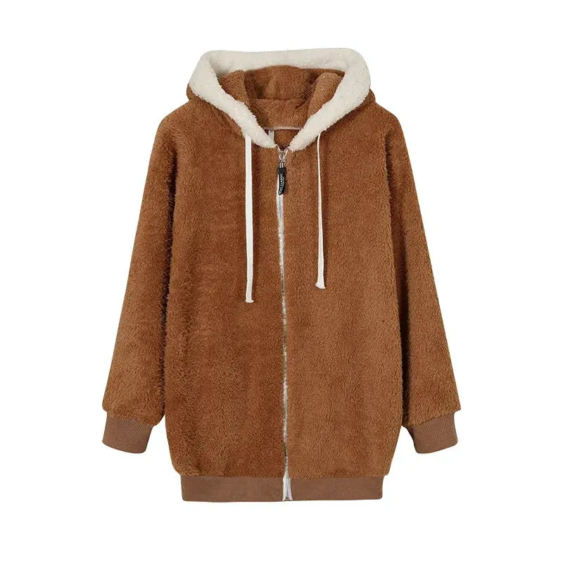 Wilina - Soft Fleece Jacket with Hood