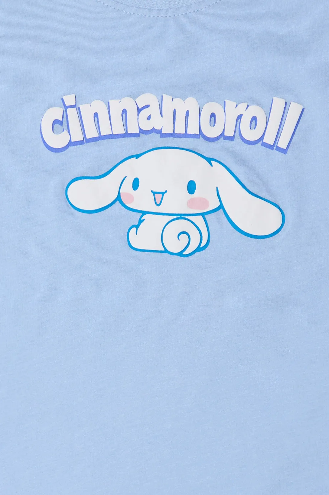 Womens Cinnamoroll Puff Baby Tee