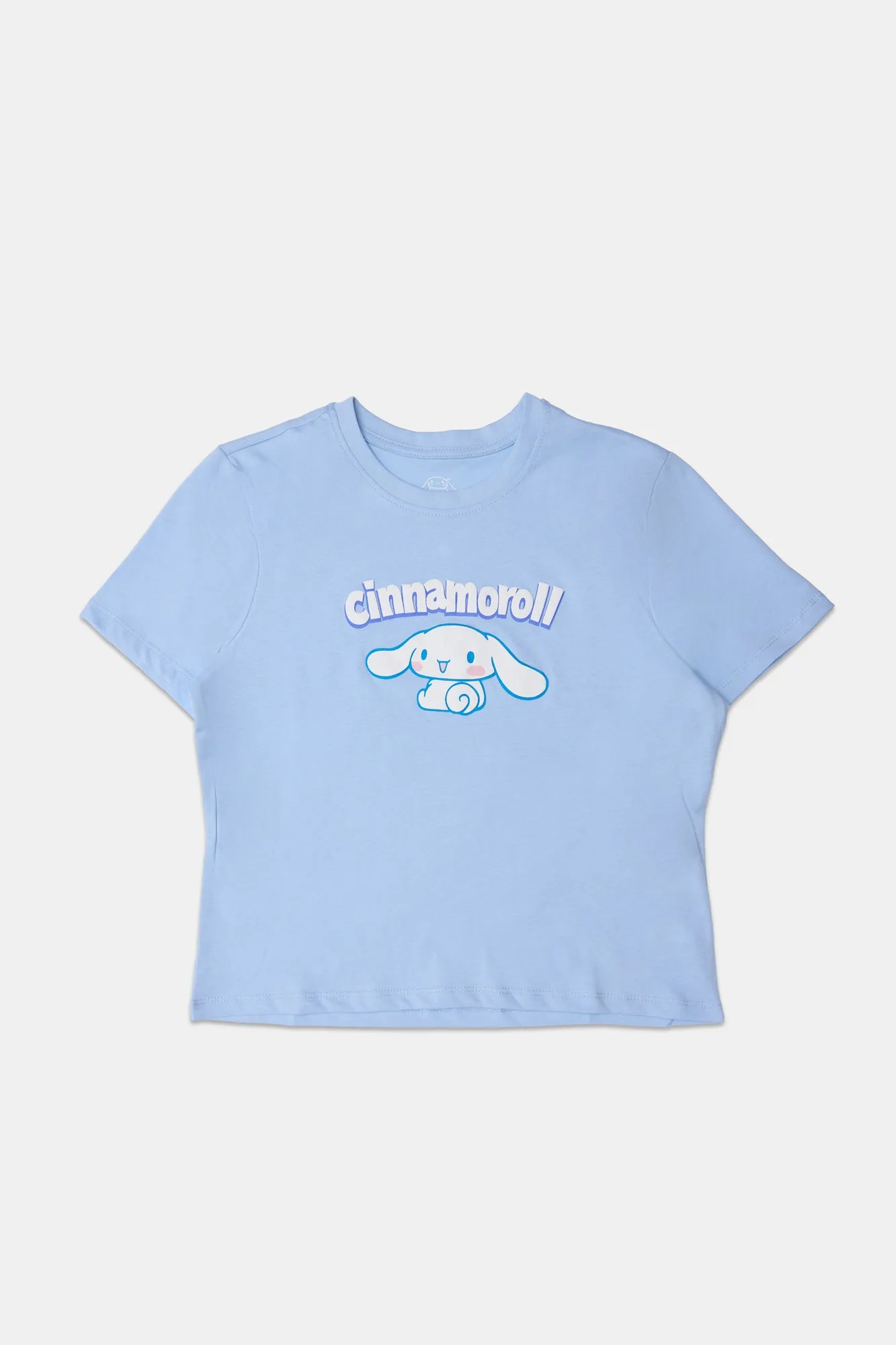 Womens Cinnamoroll Puff Baby Tee