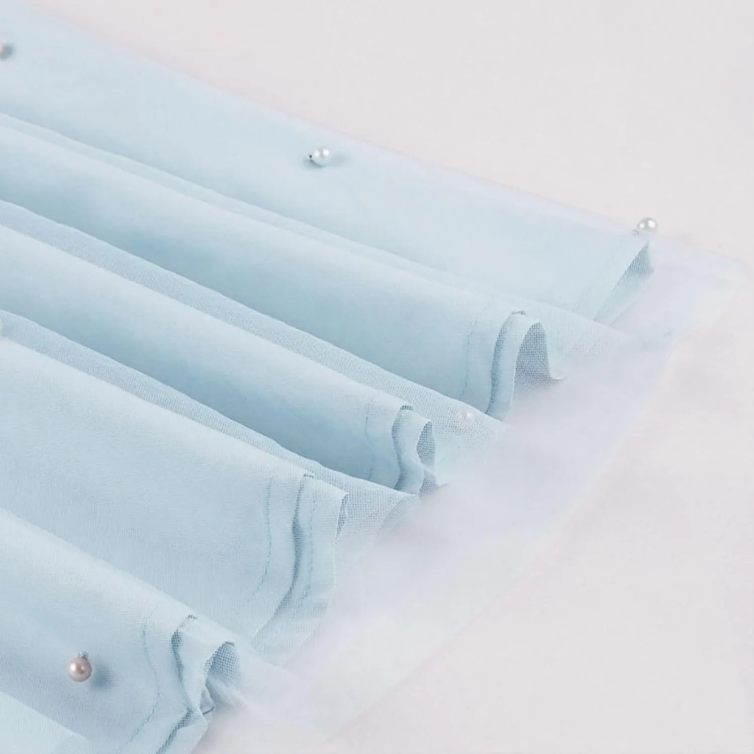Women's Party Cocktail 2024 Summer Fairy Skirt Elastic High Waist Pleated Mesh Flowy Layered A-Line Tulle Midi Skirts