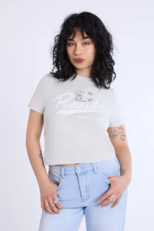 Womens Peanuts Sporting Goods Baby Tee