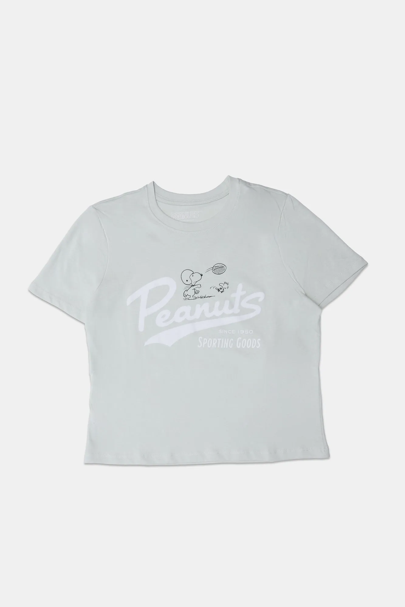Womens Peanuts Sporting Goods Baby Tee