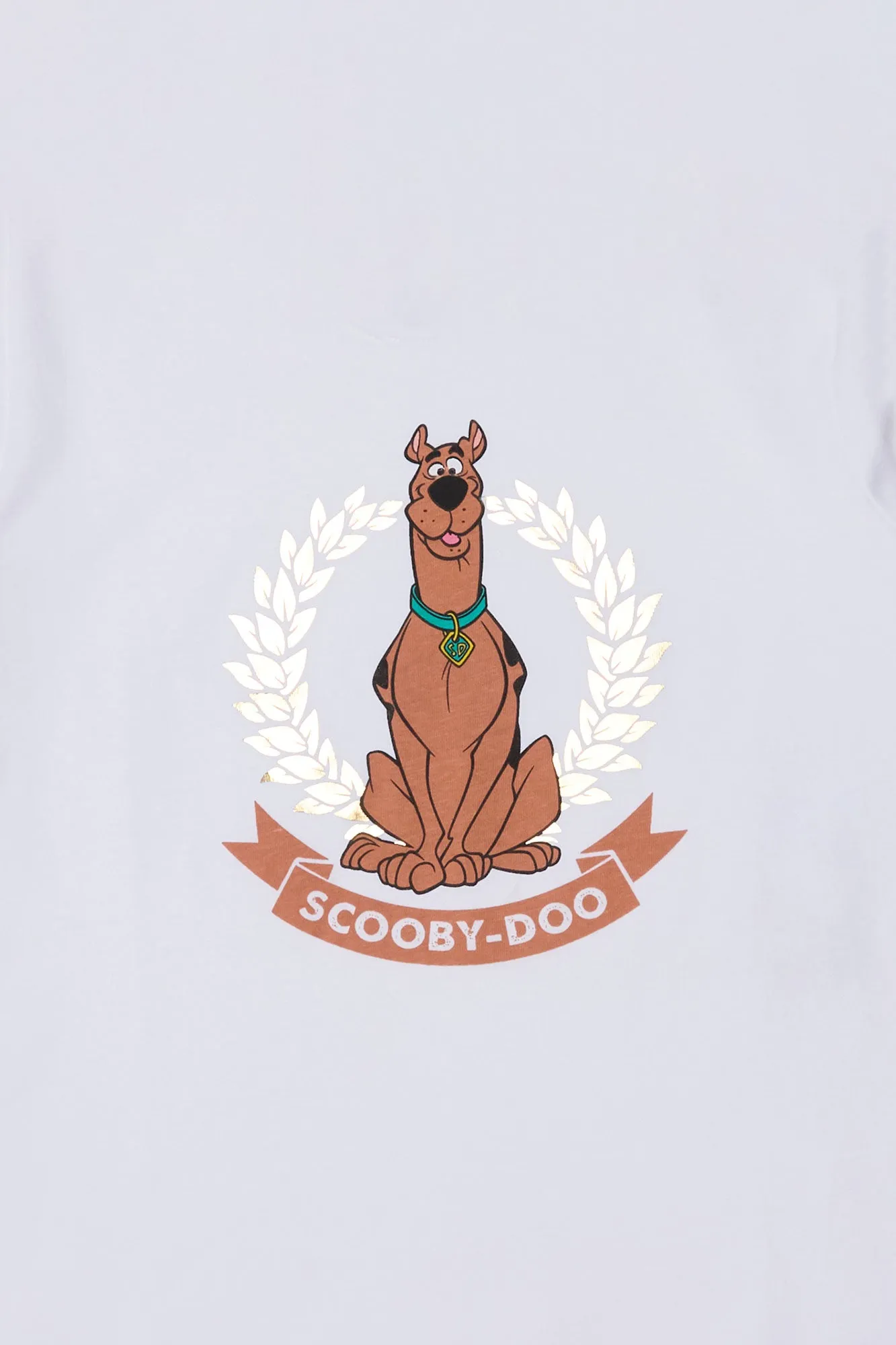 Womens Scooby-Doo Foil Baby Tee