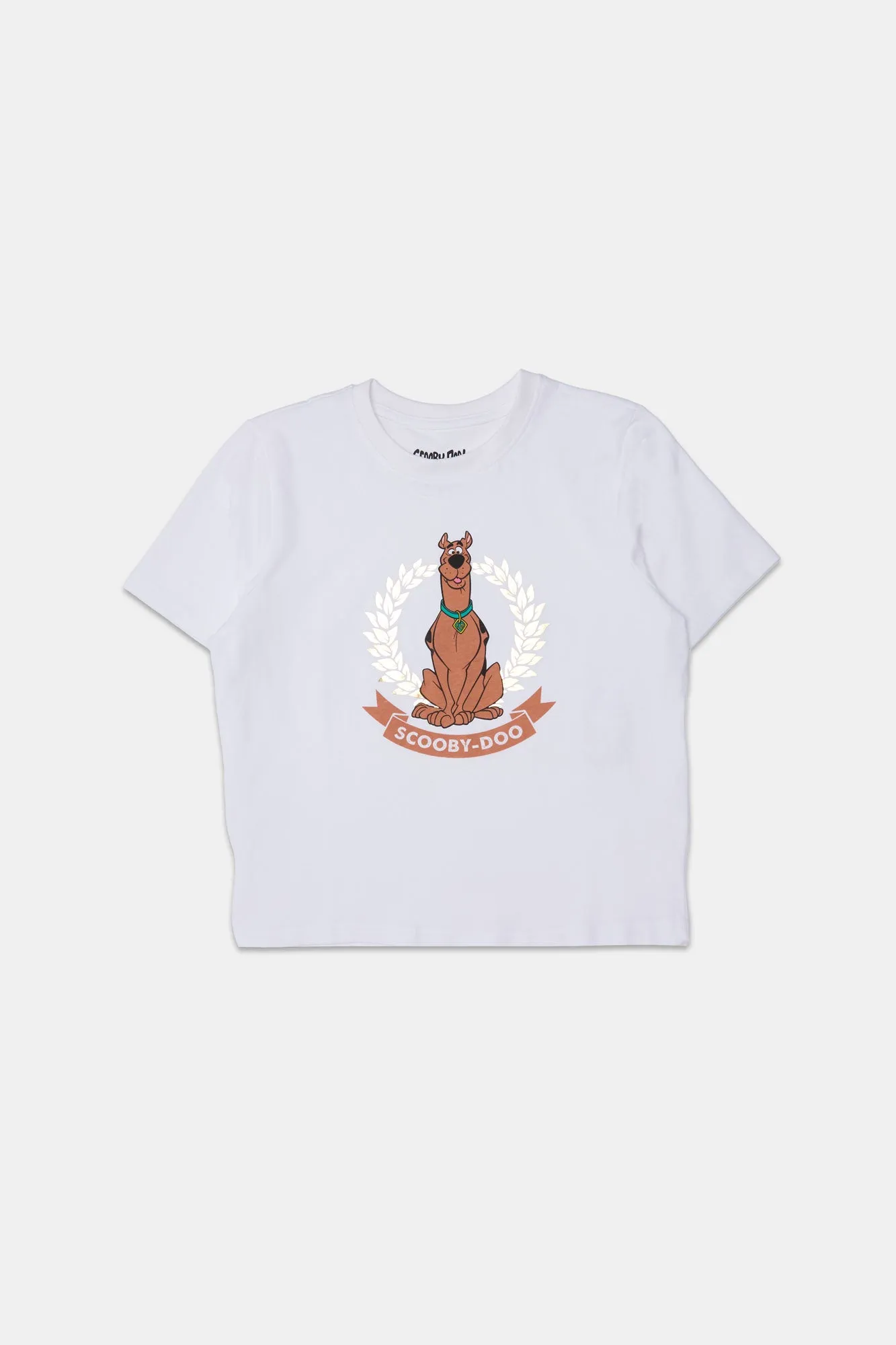 Womens Scooby-Doo Foil Baby Tee