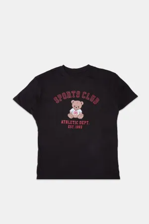 Womens Sports Club Teddy Boyfriend Tee