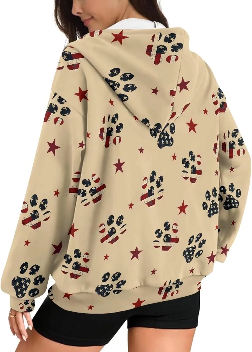 Womens Zip Up Hoodies Long Sleeve Sweatshirts Fall Outfits Oversized Sweaters Casual Fashion Jackets